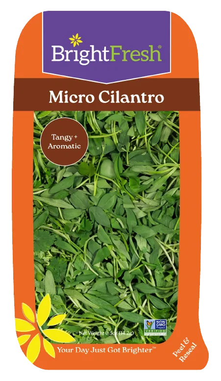 BrightFresh® Micro Cilantro packaging