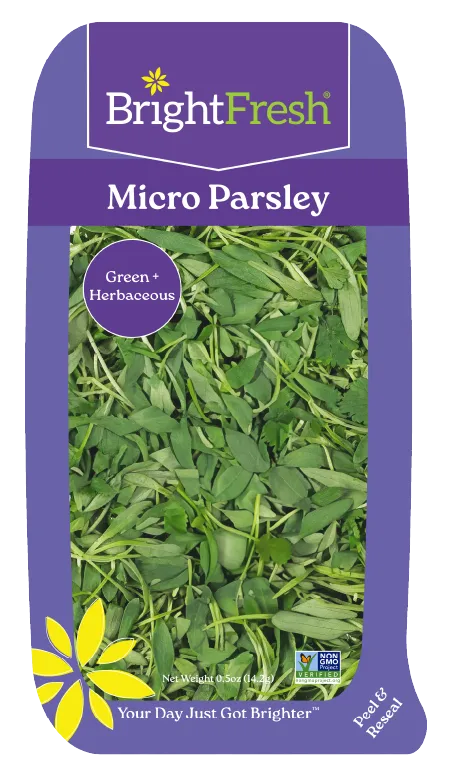BrightFresh® Micro Parsley packaging