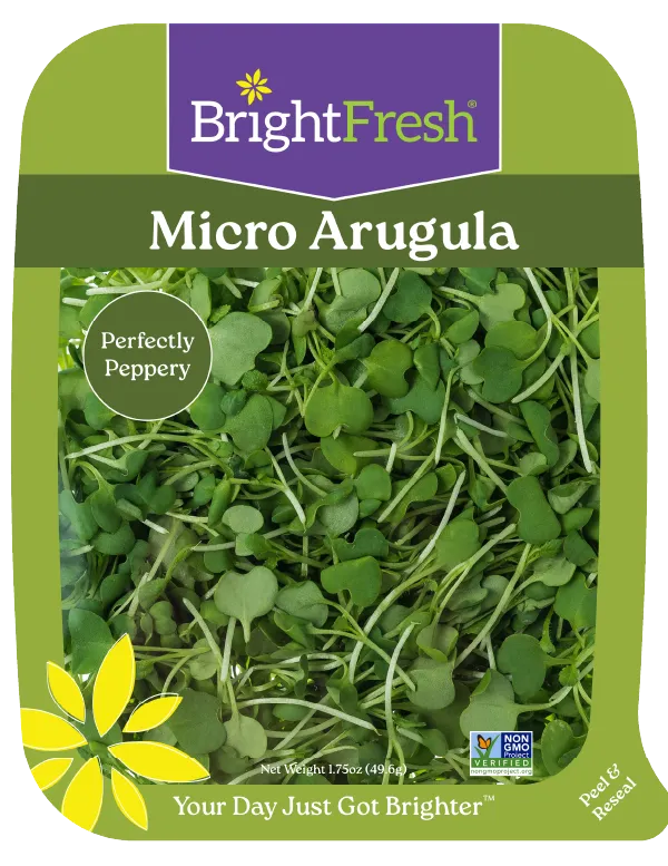 BrightFresh® Micro Arugula packaging
