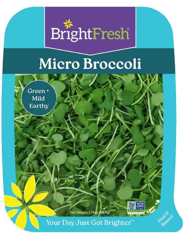 BrightFresh® Micro Broccoli packaging