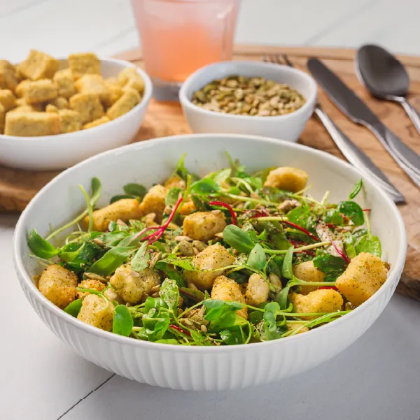 Summer Crunch Salad w/ Micro Crunchy Salad